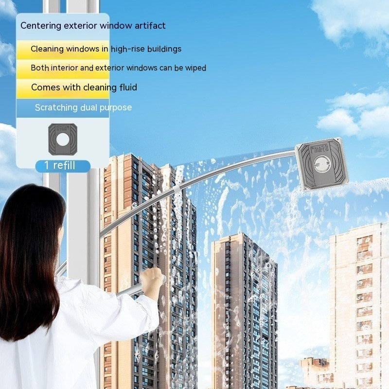 Eco-Friendly Double-Sided Glass Wiper for High Rise Windows