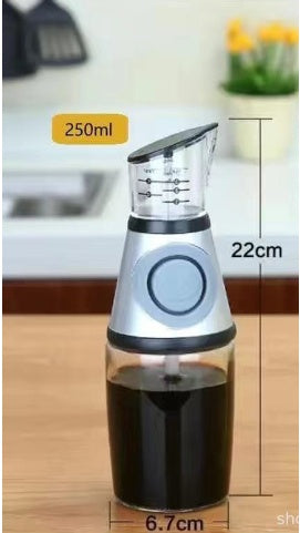 Eco-Friendly 500ml Glass Oil Dispenser for Kitchen