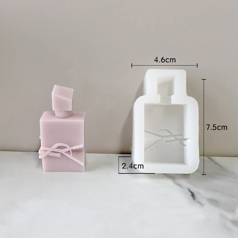 Perfume Bottle Shaped Decorative Candles - Eco-Friendly Wax, Multi-Use Decor