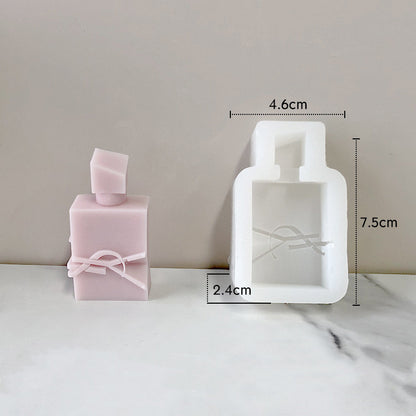 Perfume Bottle Shaped Decorative Candles - Eco-Friendly Wax, Multi-Use Decor