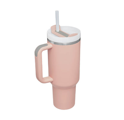 Insulated Travel Mug with Handle - Eco-Friendly