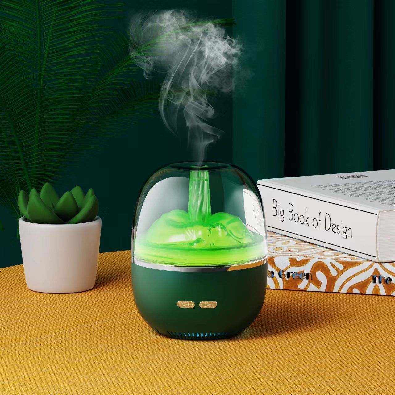 Eco-Friendly Aromatherapy Humidifier with Colorful Lights