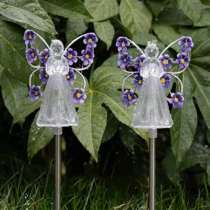 Solar Angel Garden Lights - Eco-Friendly Outdoor Décor