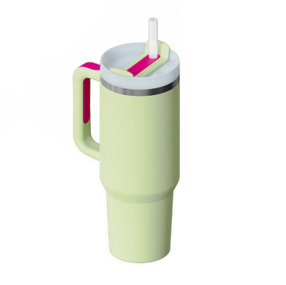 Insulated Travel Mug with Handle - Eco-Friendly