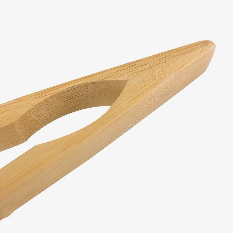 Eco-Friendly Bamboo Salad Tongs - Sustainable Kitchen Utensil