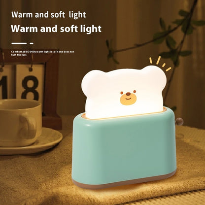 Bear-Shaped Eco-Friendly Toaster Night Light