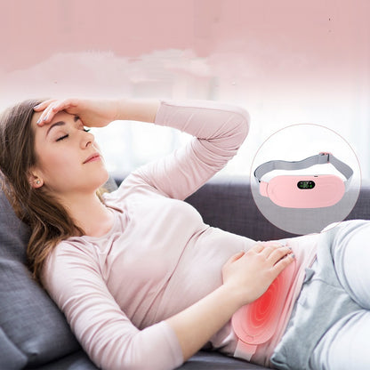 Pink Electric Heating Pad for Women's Period Relief