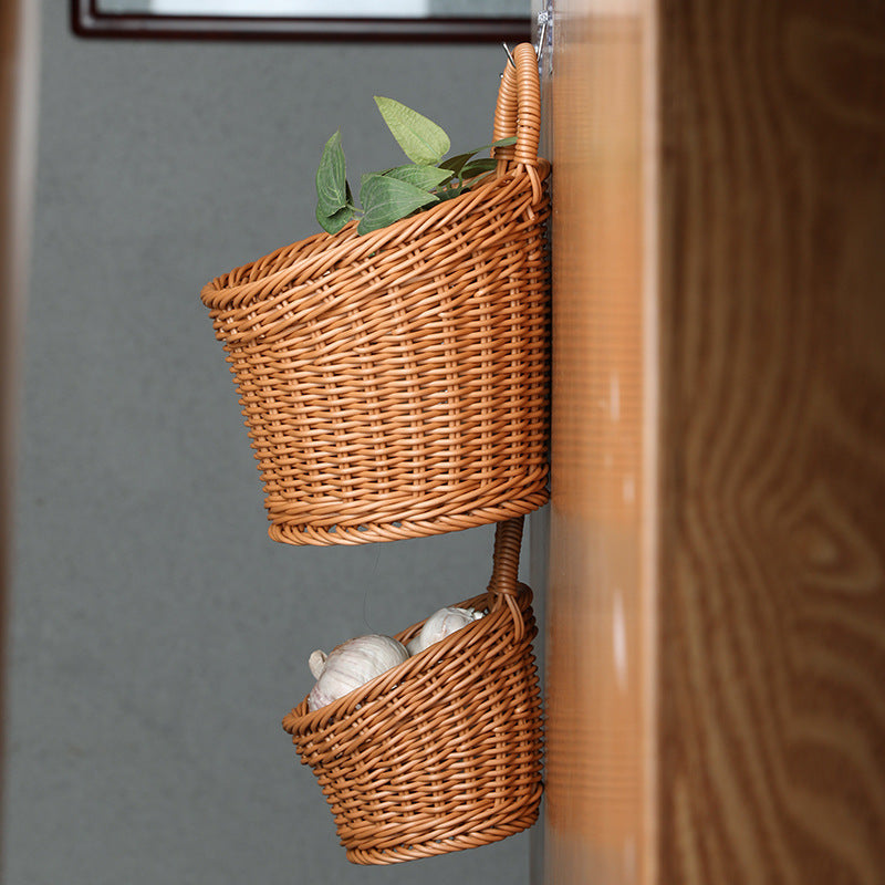 Eco-Friendly Wicker Storage Baskets for Bathroom Organization