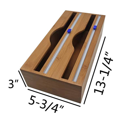 Eco-Friendly Bamboo Cling Film Cutter Box
