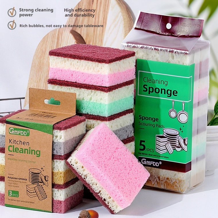 Multicolored Eco-Friendly Cleaning Sponges