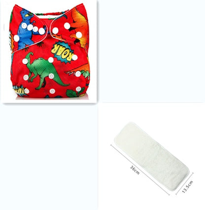 Baby Adjustable Cloth Diapers – Washable & Reusable Snap Diapers (3–13 kg)