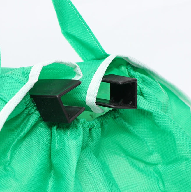 Eco-Friendly Reusable Green Shopping Bag for Groceries