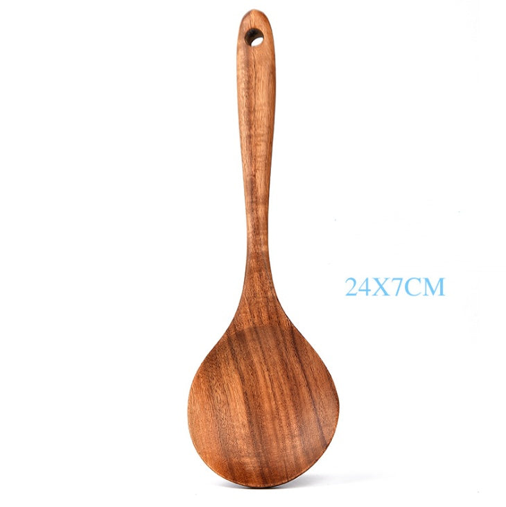 Eco-Friendly Wooden Kitchen Utensils Set - Sustainable & Durable