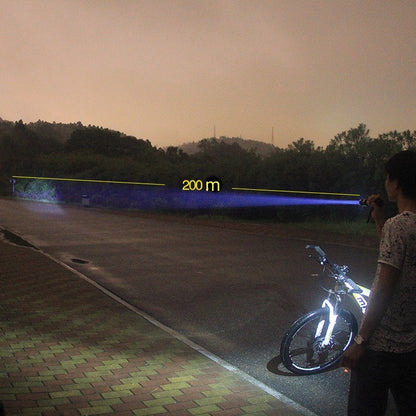 Ultra-Bright Self-Defense LED Flashlight - Rechargeable & Durable