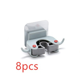 Eco-Friendly Wall-Mounted Mop and Broom Holder