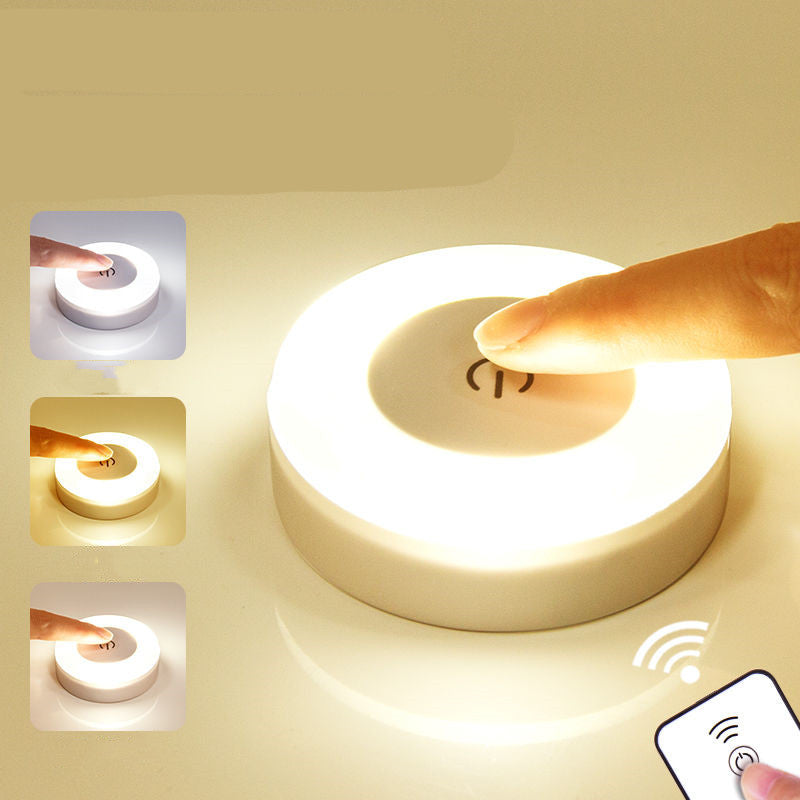Magnetic Induction Wall Lamp – Touch & Remote Three-Color Light