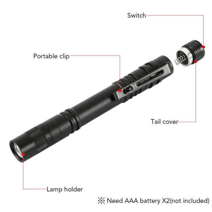 Eco-Friendly Rechargeable Aluminum LED Flashlight
