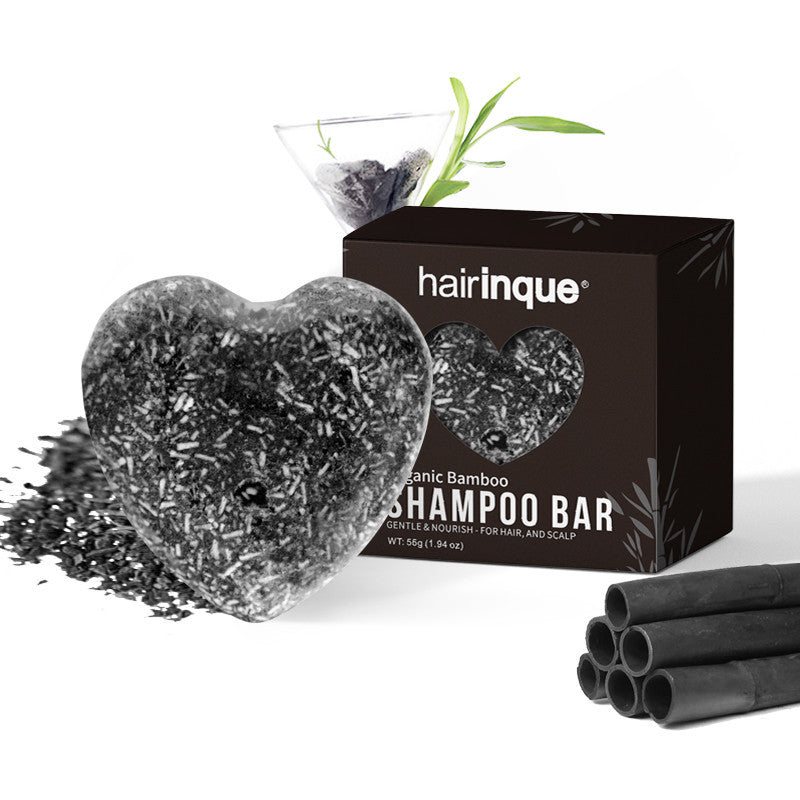 Heart-Shaped Natural Shampoo Bars - Eco-Friendly, Plastic-Free Hair Care