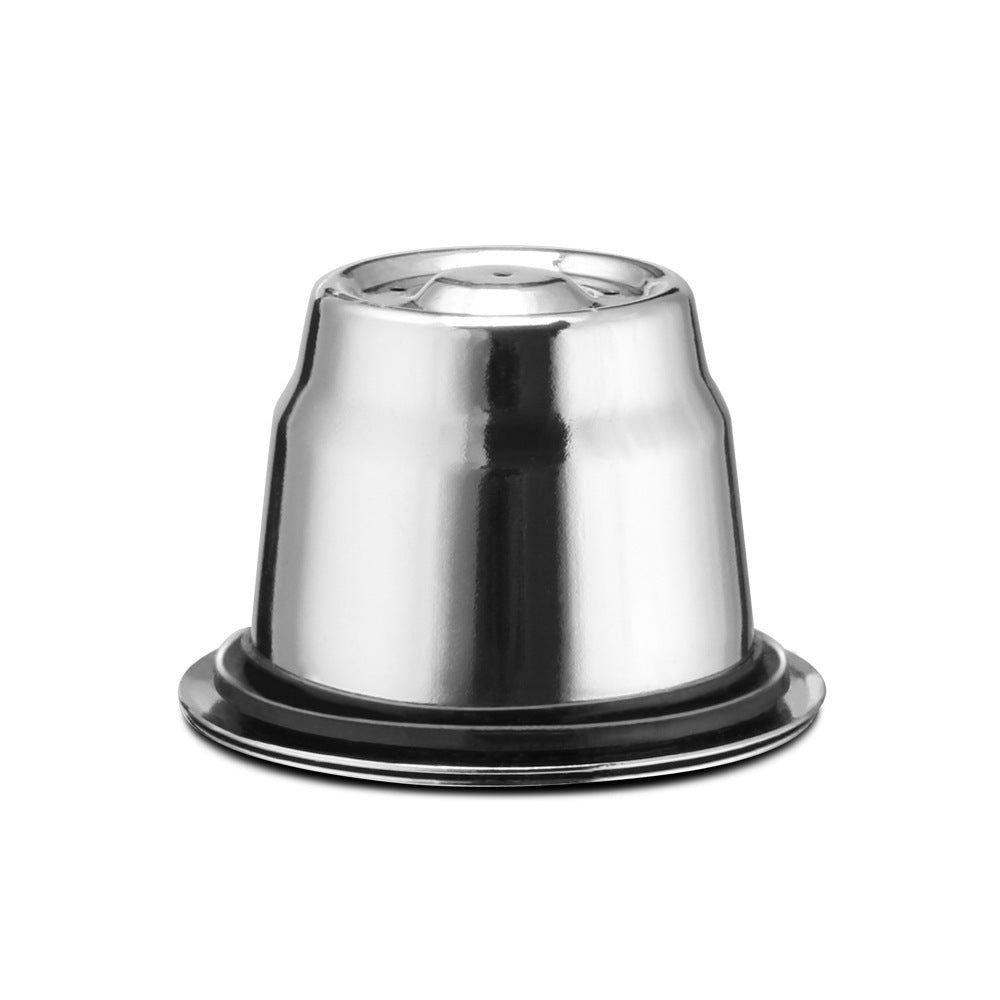 Eco-Friendly Reusable Coffee Capsule Set - Stainless Steel, Zero Waste