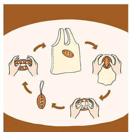 Eco-Friendly Dual-Purpose Shopping Bag & Bread Storage Cover