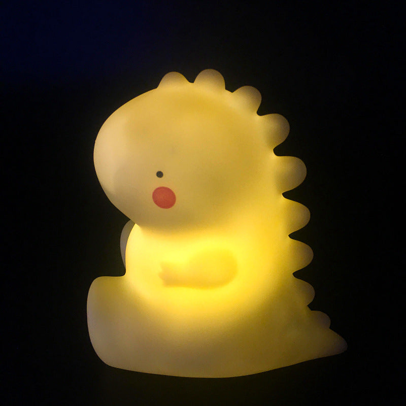 Pink Dinosaur LED Night Light for Kids