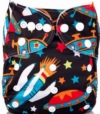 Baby Adjustable Cloth Diapers – Washable & Reusable Snap Diapers (3–13 kg)