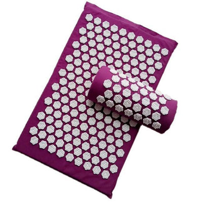 Eco-Relax Acupressure Yoga Set with Sustainable Massage Cushion & Pillow