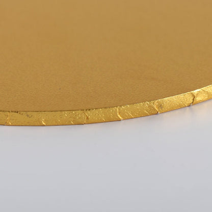 Eco-Friendly Gold Wooden Cake Base