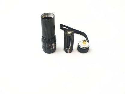 Telescopic Mini LED Flashlight with Dimming Function