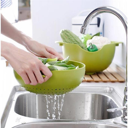 Eco-Friendly Biodegradable Colander - Light Green Kitchen Essential