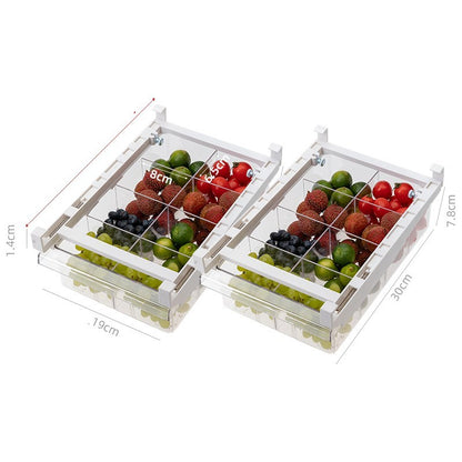 Adjustable Kitchen Refrigerator Storage Rack Organizer