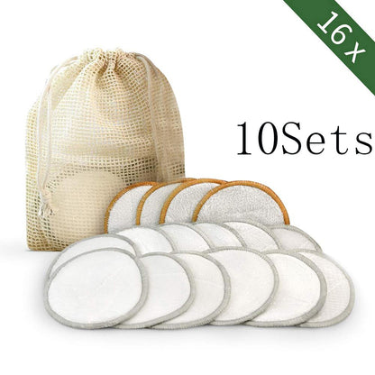 Eco-Friendly Bamboo Cotton Remover Pads