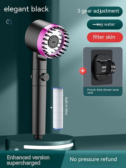 Eco-Friendly Water-Saving Handheld Showerhead with Filter