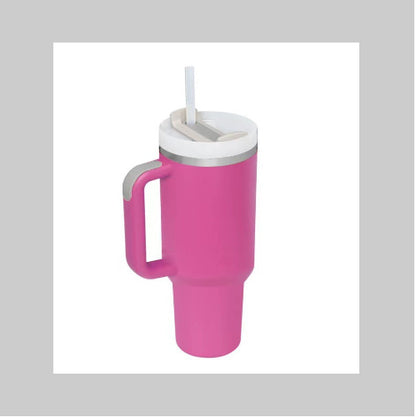 Insulated Travel Mug with Handle - Eco-Friendly