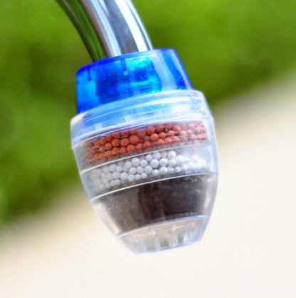 Silver Faucet Water Filter with Multi-Layer Filtration for Eco-Friendly Living