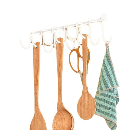 Kitchen Cabinet Hanging Iron Hook Organizer