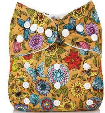 Baby Adjustable Cloth Diapers – Washable & Reusable Snap Diapers (3–13 kg)