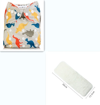 Baby Adjustable Cloth Diapers – Washable & Reusable Snap Diapers (3–13 kg)