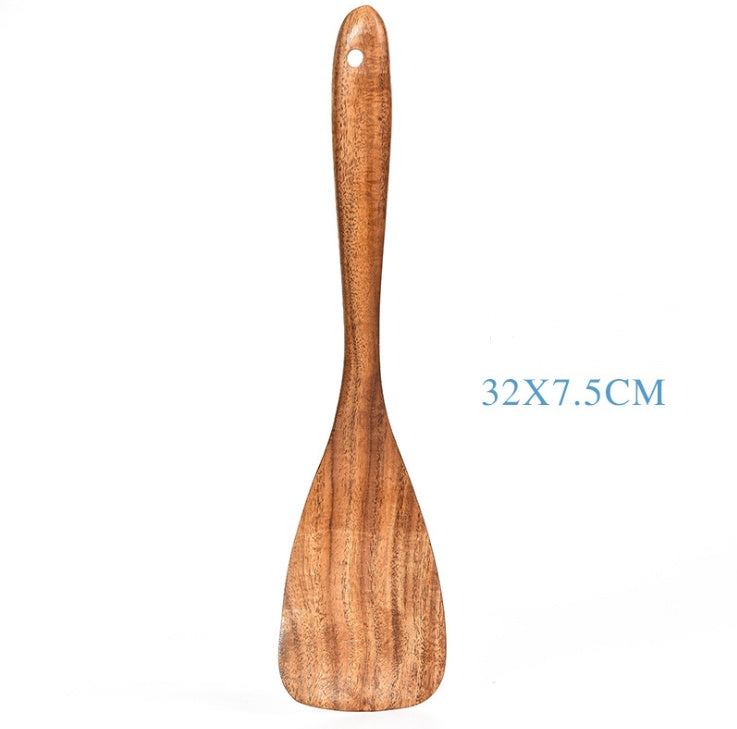 Eco-Friendly Wooden Kitchen Utensils Set - Sustainable & Durable