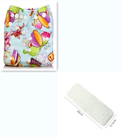 Baby Adjustable Cloth Diapers – Washable & Reusable Snap Diapers (3–13 kg)