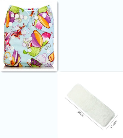 Baby Adjustable Cloth Diapers – Washable & Reusable Snap Diapers (3–13 kg)