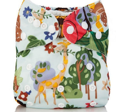 Baby Adjustable Cloth Diapers – Washable & Reusable Snap Diapers (3–13 kg)