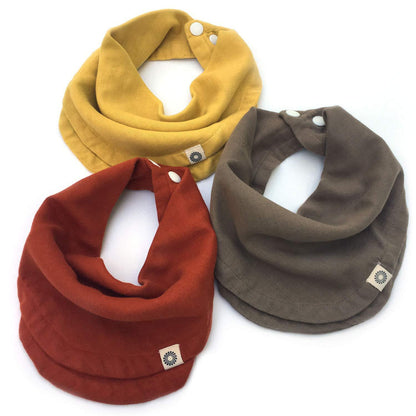Eco-Friendly Organic Cotton Baby Bib - Multi-Use & Stylish