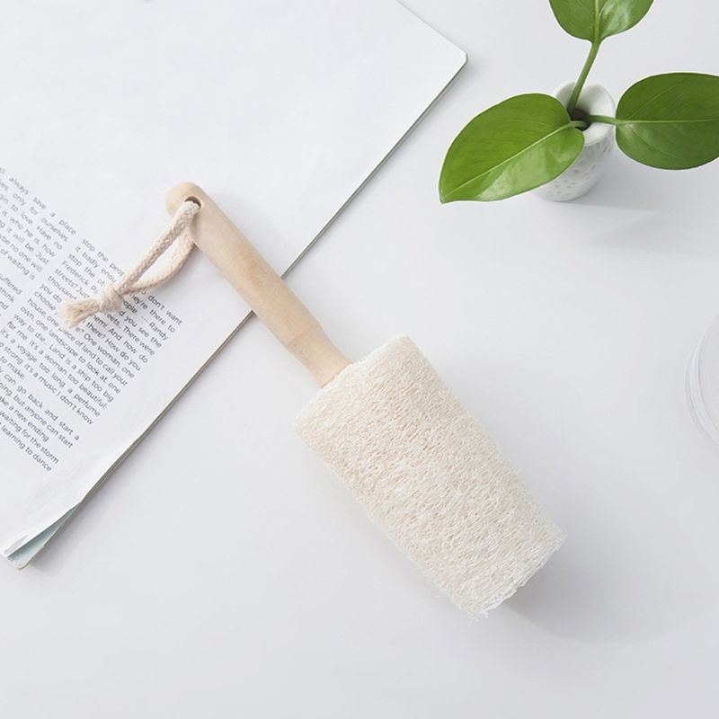 Eco-Friendly Loofah Toilet Brush