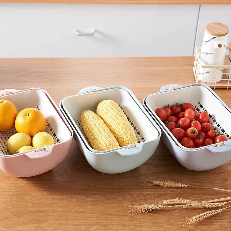 Space-Saving Collapsible Silicone Colander