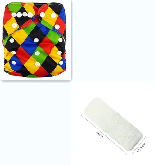 Baby Adjustable Cloth Diapers – Washable & Reusable Snap Diapers (3–13 kg)