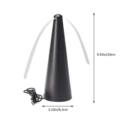 Whisper-Quiet USB Rechargeable Fly-Repellent Fan for Eco-Friendly Pest Control