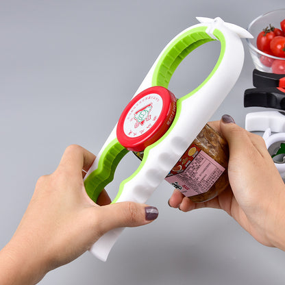 Ergonomic Black & Red Kitchen Can Opener