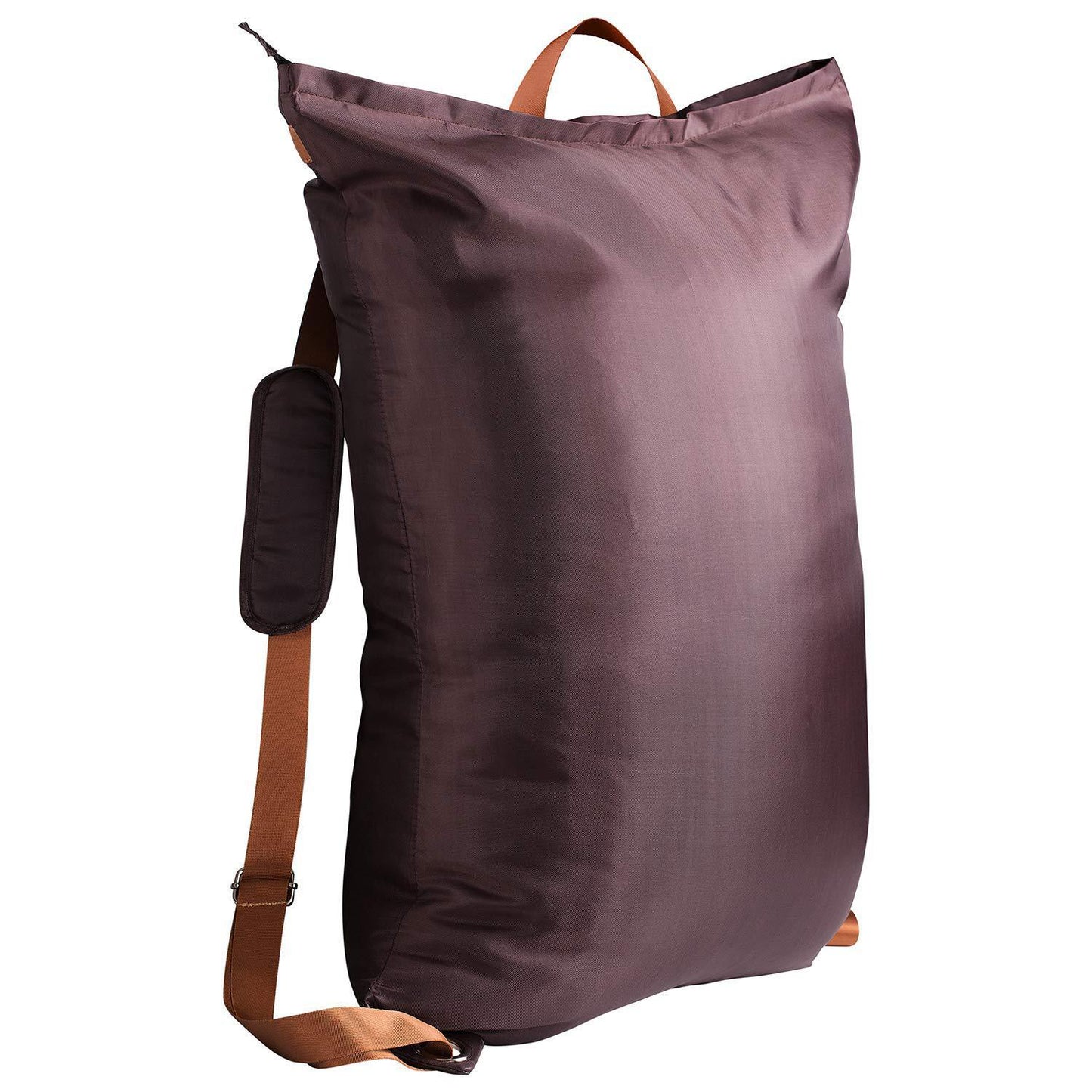 Eco-Friendly Large Dark Brown Laundry Bag - Durable & Reusable