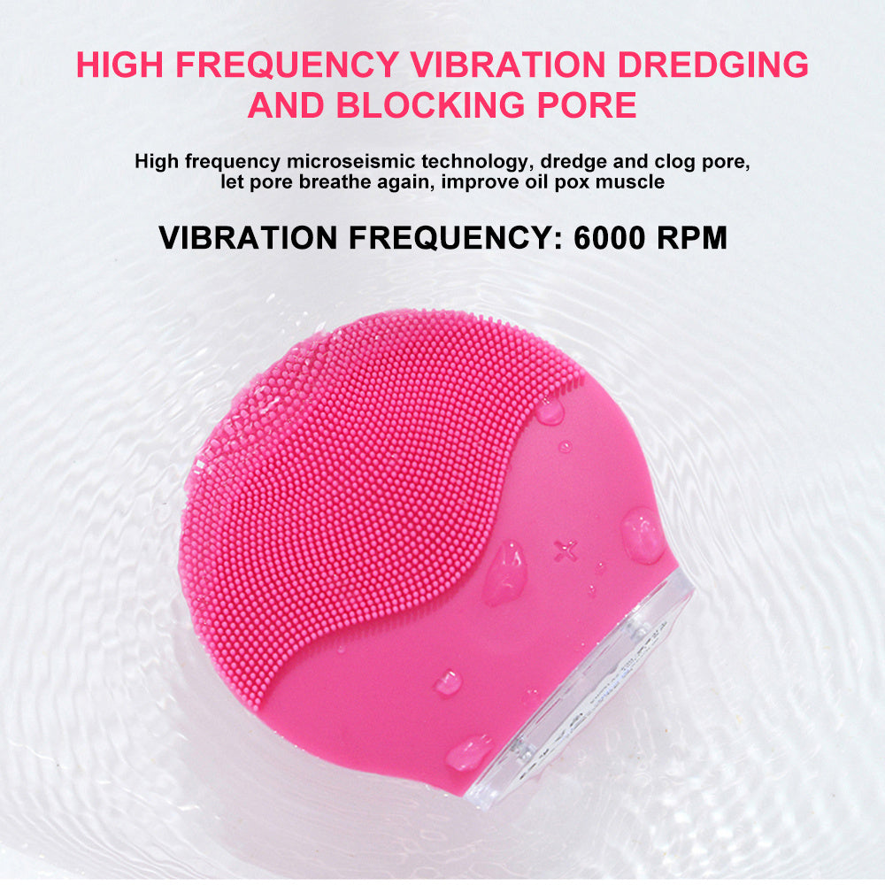 Eco-Friendly Silicone Facial Cleansing Brush - Reusable & Durable